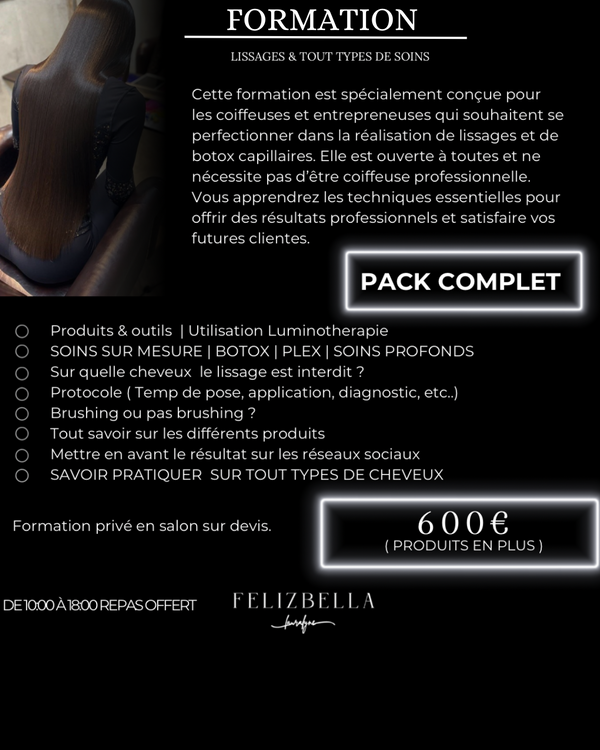 FORMATION LISSAGES ET SOINS